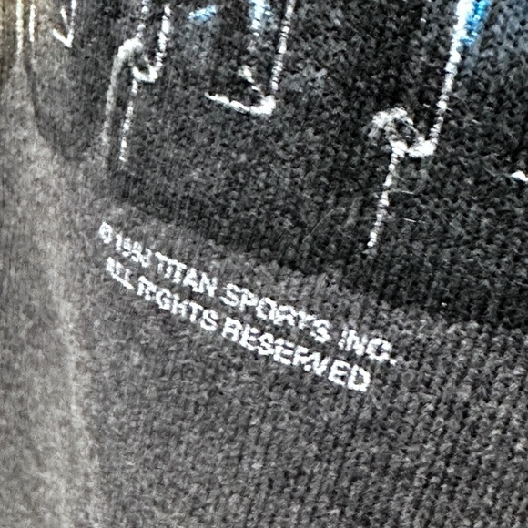 Vintage Hanes Heavyweight 1998 WWF Stone Cold Steve Austin Black Long Sleeve - Picture 6 of 8